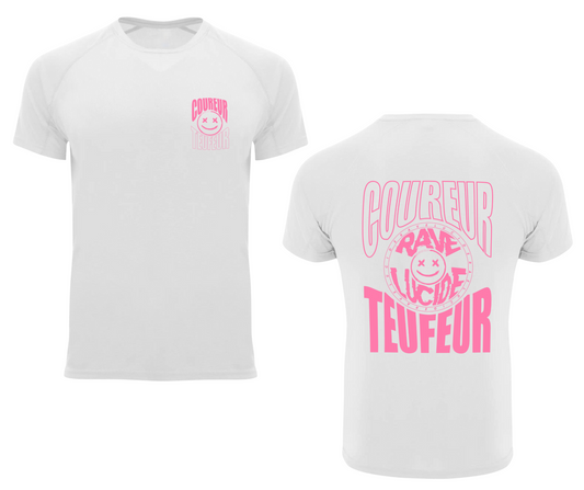 Tee-shirt — Coureur Teufeur - Rose